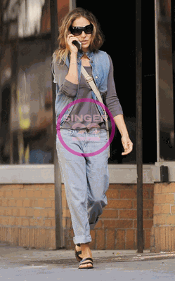 Сара Джесика в Boyfriend Jeans