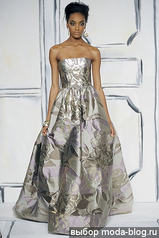 Длинное платье от oscar-de-la-renta