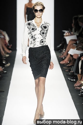 Юбка-карандаш от Carolina Herrera. весна-лето 2009