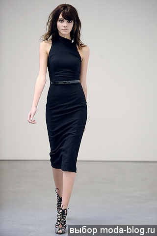 Черное платье от L'Wren Scott, лето 2009 Черное платье от L'Wren Scott, лето 2009