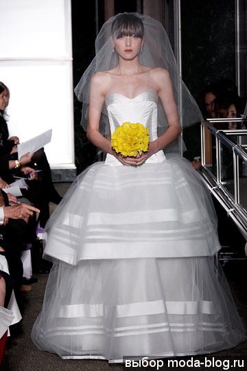 Свадебное платье от Carolina Herrera