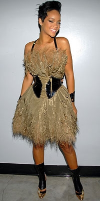 Rihanna в платье Zac Posen 