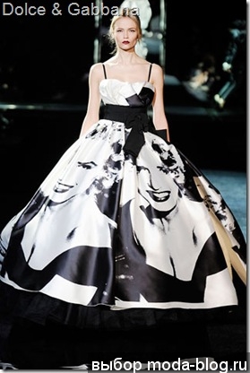 платье с Мерлин Монро от Dolce & Gabbana платье с Мерлин Монро от Dolce & Gabbana