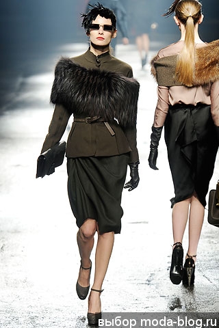 Модная коллекция Lanvin, сезон осень - зима 2009-2010 года
