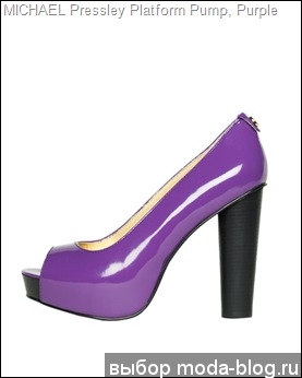 MICHAEL Michael Kors Pressley Platform Pump, Purple MICHAEL Michael Kors Pressley Platform Pump, Purple