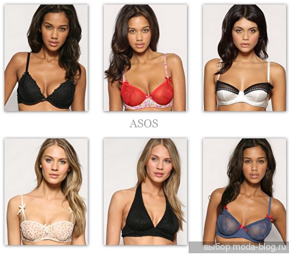 Весенний каталог нижнего белья от ASOS